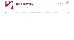 Desktop Screenshot of nina-travels.com